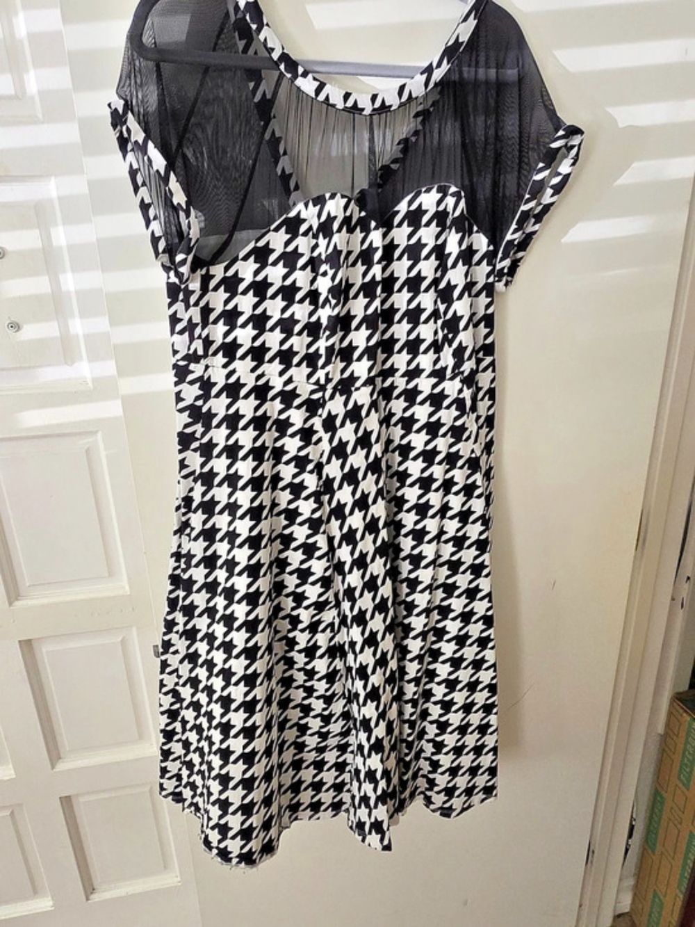Torrid Houndstooth Midi Dress Size 20 Like New